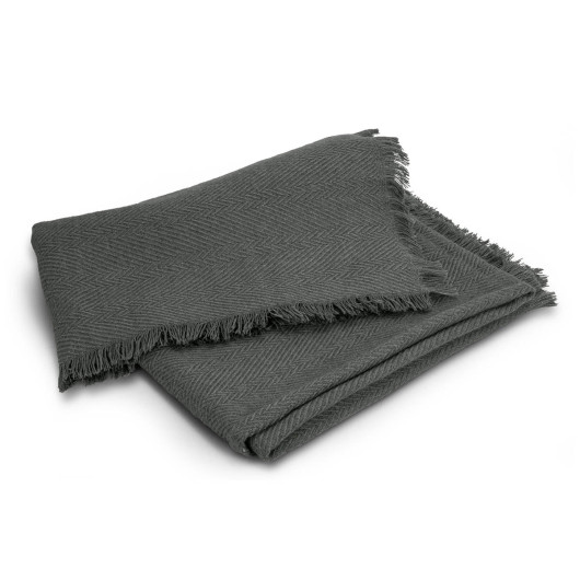 Charcoal Ursa Throw Blankets